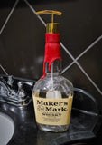 750ml Maker's Mark Whisky Soap Lotion Dispenser Liquor Bottle