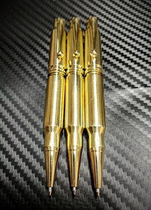 .308 Nickel Brass Bullet Pens Military Fired