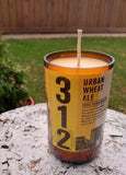 312 Urban Wheat Beer Bottle Scented Soy Wax Candle
