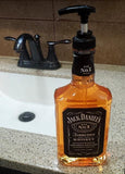 Liquor Bottle Soap Lotion Dispenser Mancave handmade pump mancrafted