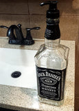 Liquor Bottle Soap Lotion Dispenser Mancave handmade pump mancrafted