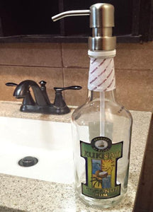 Liquor Bottle Soap Lotion Dispenser Mancave handmade pump mancrafted