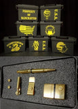 Personalized Ammo Boxes Groomsman Gift Military Designs