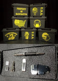 Ammo Box Custom Carbon Fiber Gift Set Personalized Military