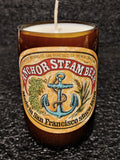 Anchor Steam Beer Bottle Scented Soy Candle