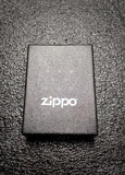 Authentic Zippo Satin Chrome Lighter 9mm bullet ammo casing