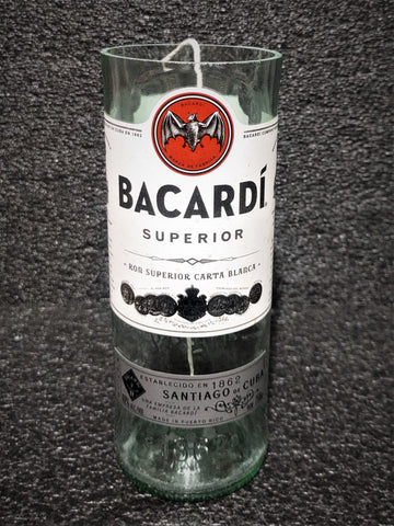 Bacardi Superior Rum - Liquor Bottle Scented Soy Candle