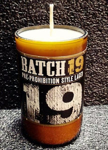 Batch 19 Prohibition ManCrafted Beer Bottle Scented Soy Candles for mancave