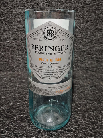 Beringer Pinot Grigio - Wine Bottle Scented Soy Candle