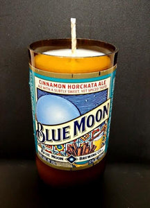 Blue Moon Cinnamon Horchata Beer Bottle Scented Soy Candle