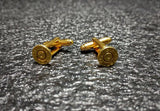 9mm Brass Cufflink Bullet Set