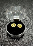 Gift Bullet 9mm Cufflink Brass Set