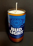 Bud Light Beer Bottle Candle