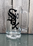 Chicago White Sox MLB baseball logo personalized beer mug