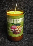ciderboys pineapple hula ManCrafted Beer Bottle Scented Soy Candles for mancave