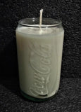 Coca Cola Can Glass Bottle Scented Soy Wax Candle