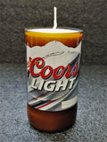 Coors Light Beer Bottle Scented Soy Candle