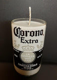 Mexican Corona beer bottle scented soy candle