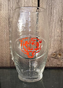 NFL Football Shaped Drinking Tumblers Chicago Bears Sports Team Custom Personalized Mancave Mancrafted