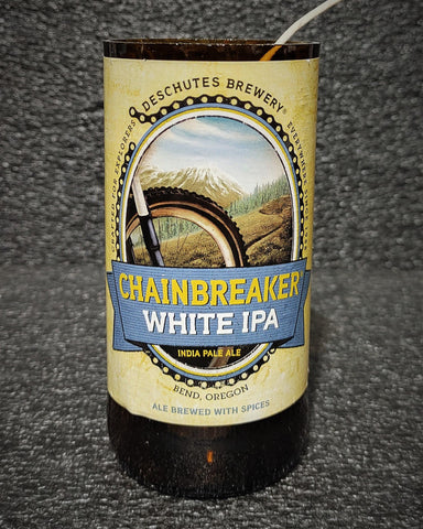 Deschutes Chainbreaker White IPA Beer Bottle Scented Soy Candle - ManCrafted