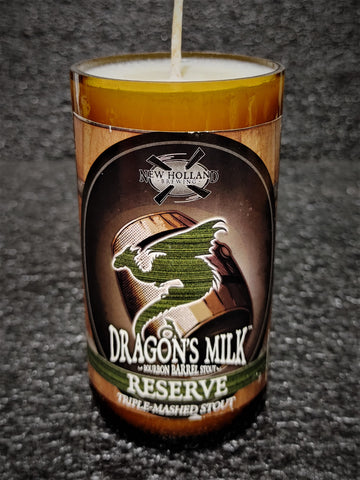 Dragon's Milk Triple Mashed Stout Beer Bottle Scented Soy Candle