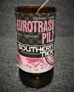 Eurotrash Pilz Beer Bottle Scented Soy Candle - ManCrafted