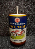 Fat Tire ManCrafted Beer Bottle Scented Soy Candles for mancave