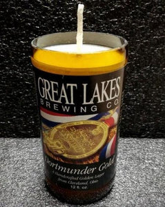 Great Lakes Dortmunder Gold Beer Bottle Scented Soy Candle