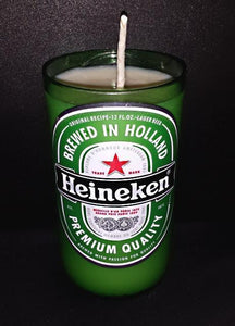 Heineken ManCrafted Beer Bottle Scented Soy Candles for mancave
