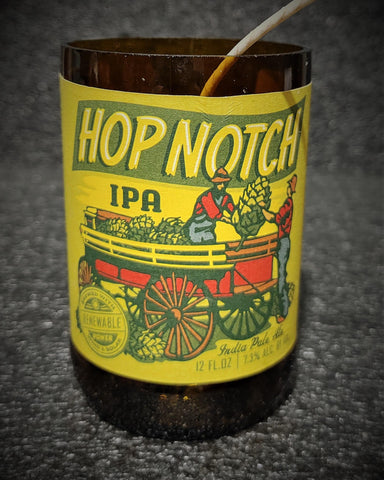Hop Notch IPA Beer Bottle Scented Soy Candle - ManCrafted