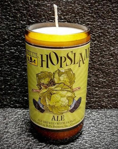 Hopslam Ale Beer Bottle Scented Soy Candle ManCrafted