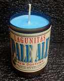 Lagunitas New Dogtown ManCrafted Beer Bottle Scented Soy Candles for mancave