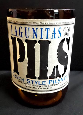 Lagunitas Czech Pilsner ManCrafted Beer Bottle Scented Soy Candles for mancave