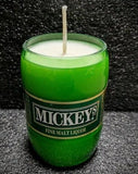 Mickey's Malt Beer Bottle Scented Soy Candle ManCrafted