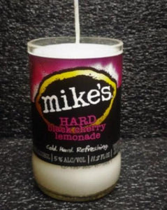 Mike's Hard Black Cherry Lemonade Beer Bottle Scented Soy Candle