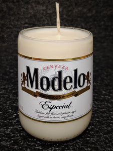 Modelo Beer Bottle Scented Soy Candle