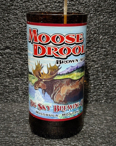 Moose Drool Beer Bottle Scented Soy Candle - ManCrafted