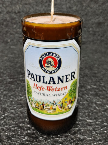 Paulaner Hefe-Weizen Beer Bottle Scented Soy Candle