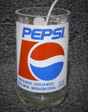 Pepsi Soda Glass Bottle Scented Soy Candle - ManCrafted