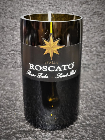 Roscato Rosso Dolce - Wine Bottle Scented Soy Candle
