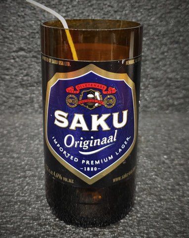 Saku Lager Beer Bottle Scented Soy Candle - ManCrafted