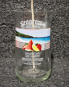 Seagram's Jamaican Me Happy Beer Bottle Scented Soy Candle - ManCrafted