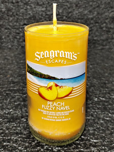 Seagram's Peach Fuzzy Navel Beer Bottle Scented Soy Candle