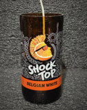 Shock Top Belgian White Beer Bottle Scented Soy Candle - ManCrafted