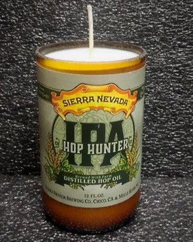 Sierra Nevada Hop Hunter IPA ManCrafted Beer Bottle Scented Soy Candles for mancave