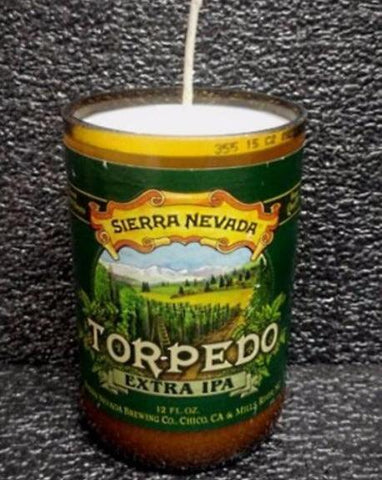 Sierra Nevada Torpedo ManCrafted Beer Bottle Scented Soy Candles for mancave