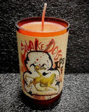 Snake Dog IPA beer bottle scented soy candle