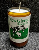 Spotted Cow New Glarus Beer Bottle Scented Soy Candle