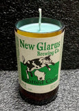 Wisconsin Spotted Cow New Glarus Beer Bottle Scented Soy Candle