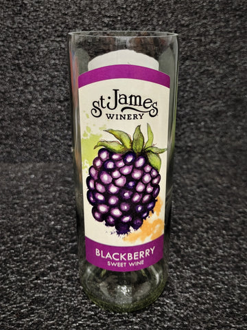 St. James Winery Blackberry Sweet Wine - Wine Bottle Scented Soy Candle